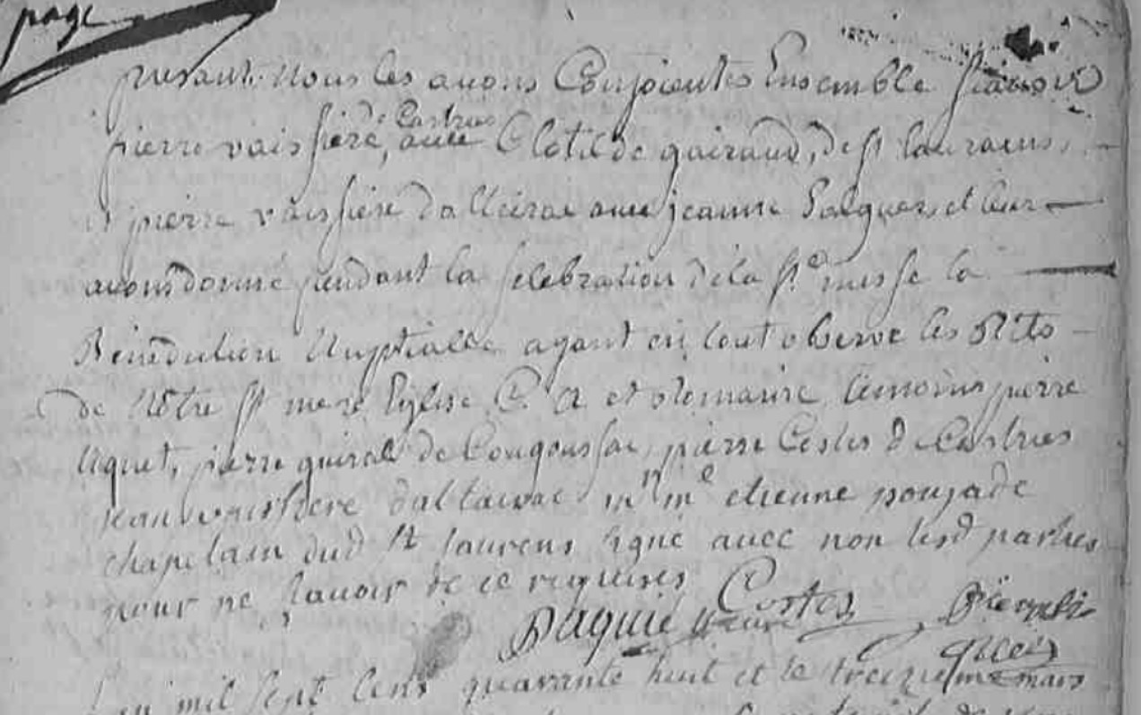 Mariage Vessiere Pierre - Gairaud Clotilde 27_02_1748 -5.jpg